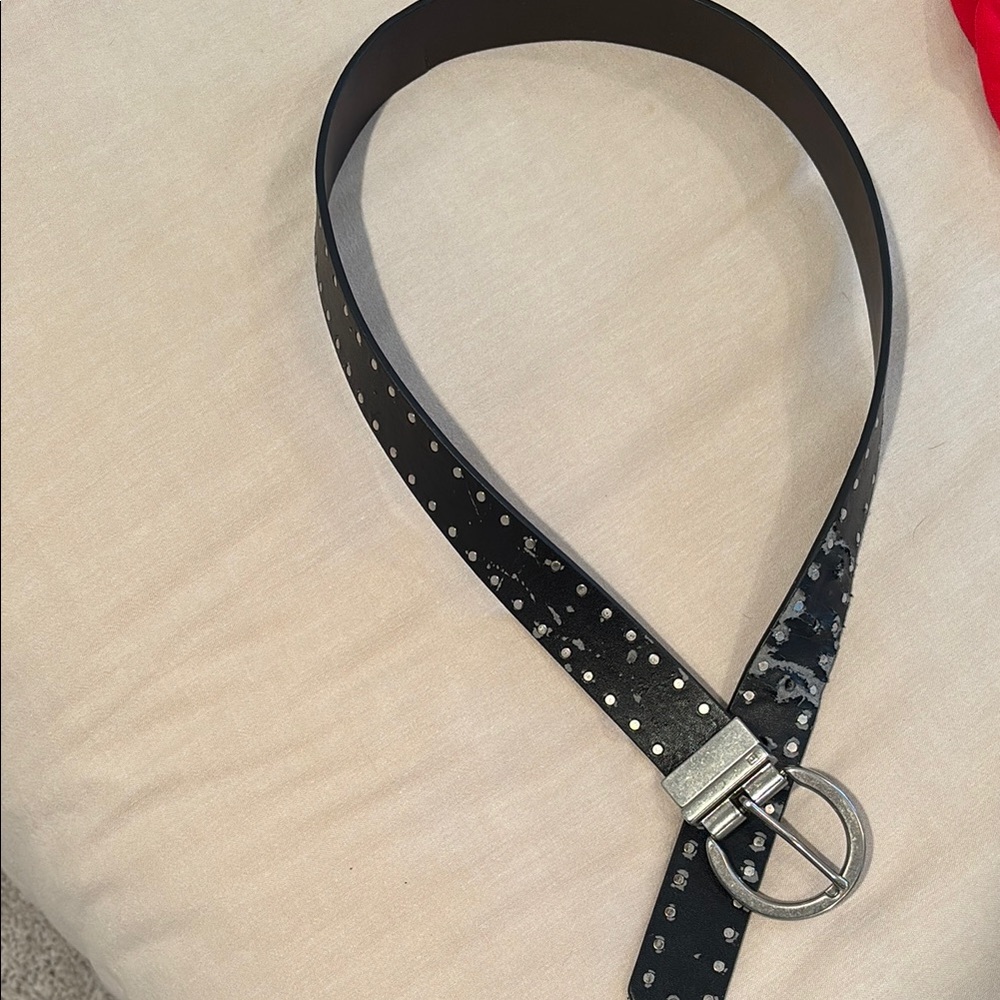 Black Studded Belt